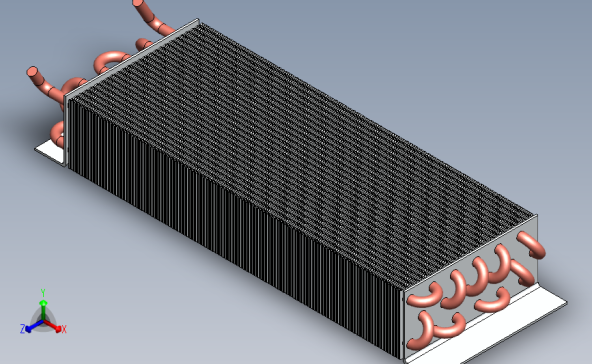 换热器 3D模型SolidWorks三维设计图