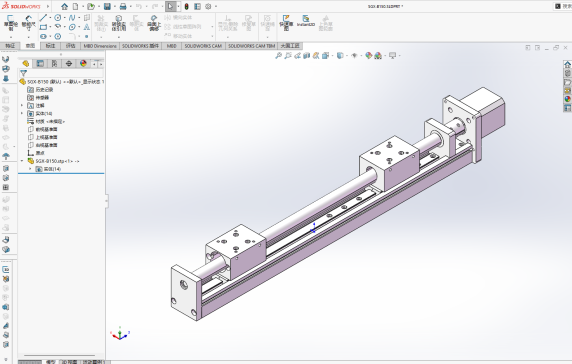 双向直线模块NEMA17或NEMA23步进电机