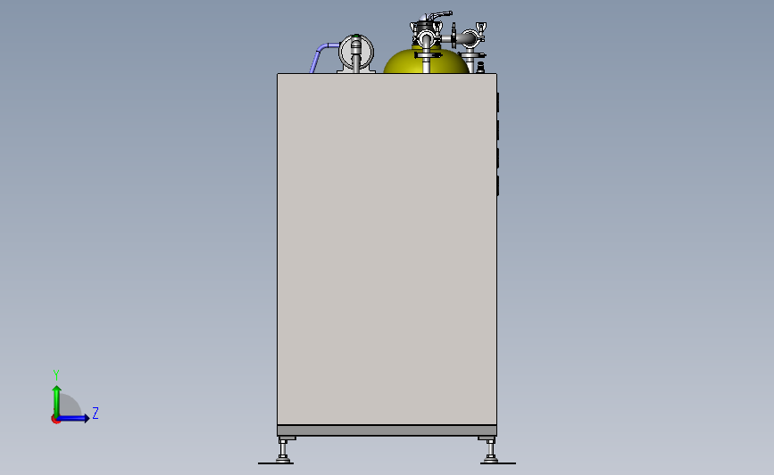 海水淡化机3D模型SolidWorks三维设计图