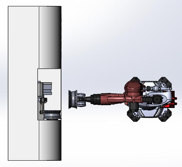 夹持搬运机器人 3D模型SolidWorks三维设计图