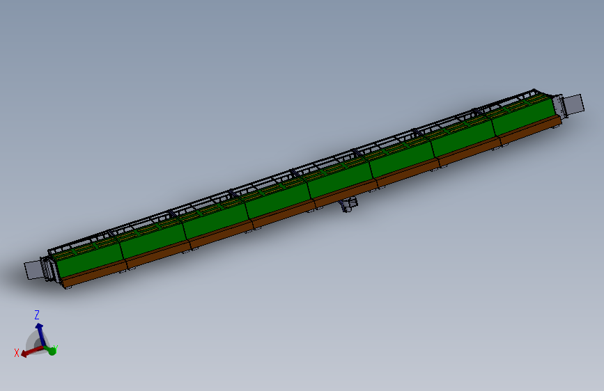极片烘烤箱 3D模型SolidWorks三维设计图