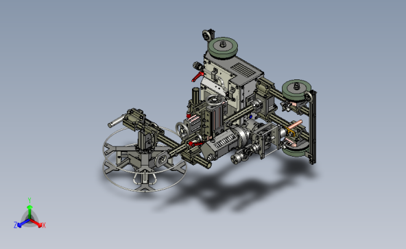 焊缝机3D图纸 3D模型SolidWorks三维设计图 ProE Catia设计
