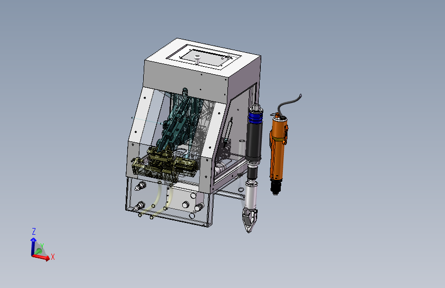 勾盘式螺丝供料机、螺丝机供料机 3D模型SolidWorks三维设计图