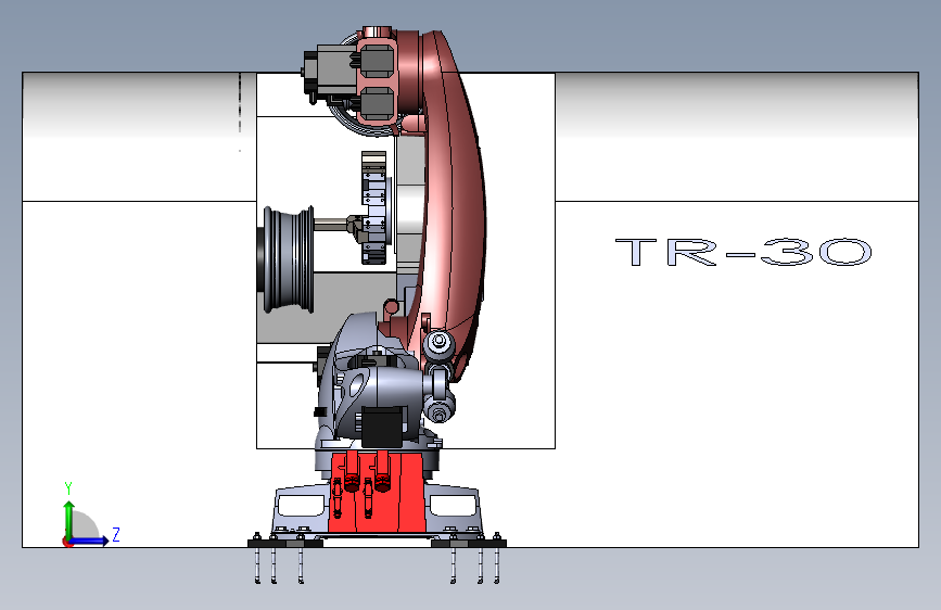 夹持搬运机器人 3D模型SolidWorks三维设计图