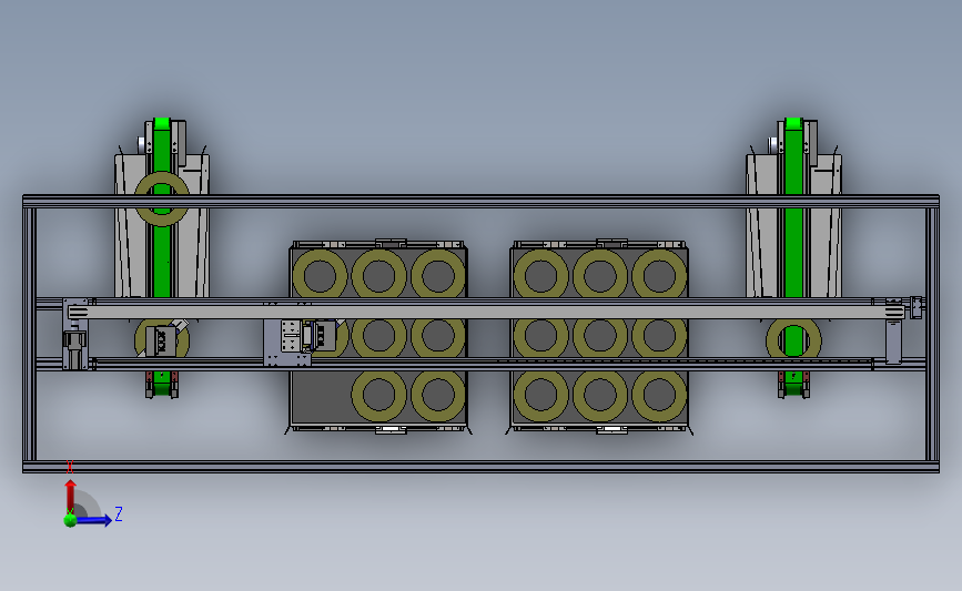 横移码垛机构 3D模型SolidWorks三维设计图