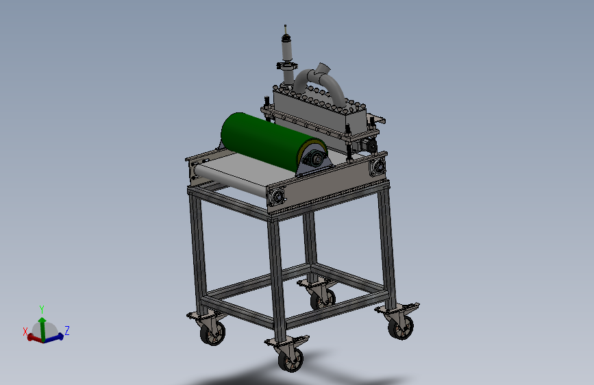 工业零食加工机 3D模型SolidWorks三维设计图