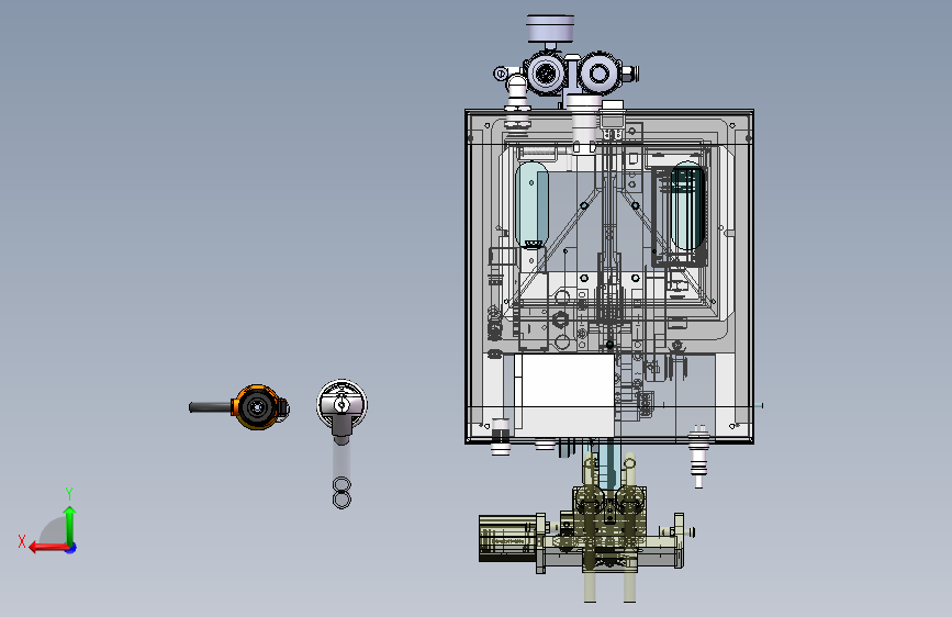 勾盘式螺丝供料机、螺丝机供料机 3D模型SolidWorks三维设计图