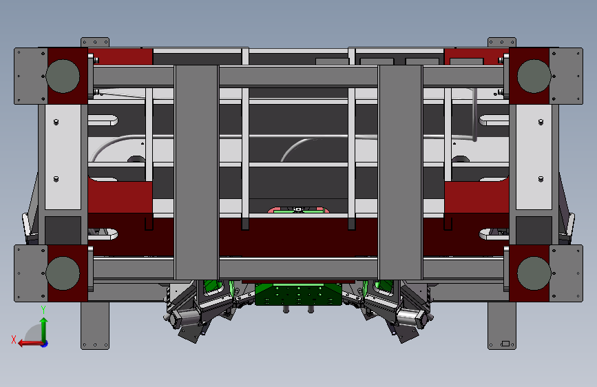 座椅冲切机非标设备 3D模型SolidWorks三维设计图纸