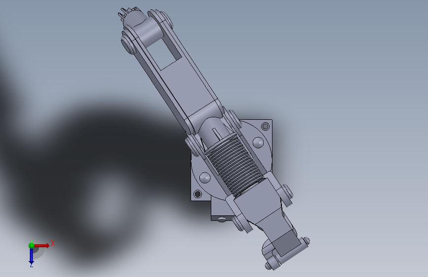 工业机械臂 3D模型SolidWorks三维设计图