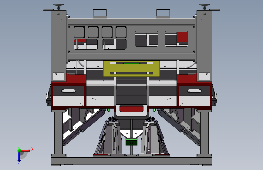 座椅冲切机非标设备 3D模型SolidWorks三维设计图纸