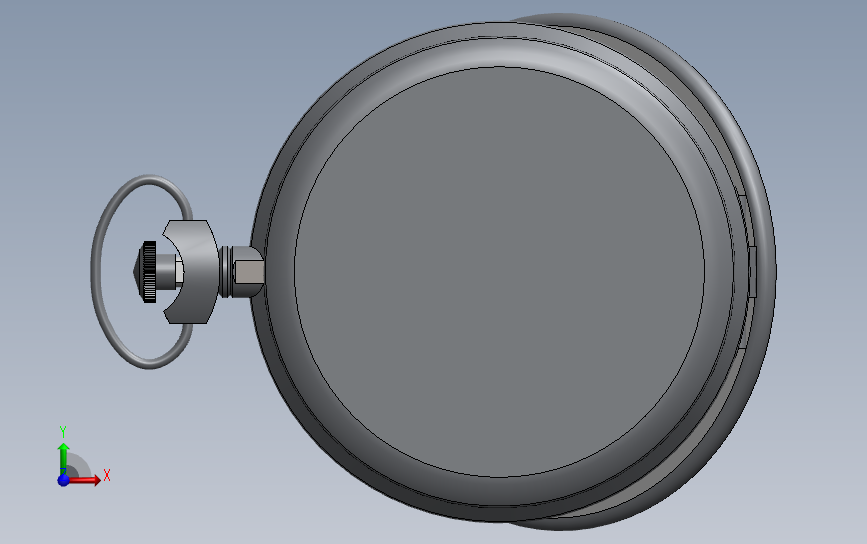 怀表 3D模型SolidWorks三维设计图