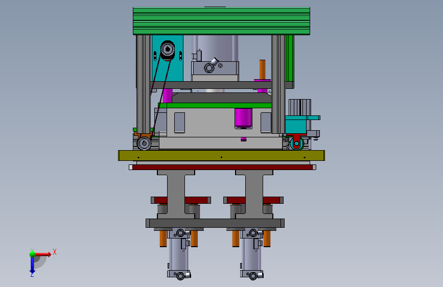 华为平板电脑点AB胶自动生产线(热容点胶机) 3D模型SolidWorks三维设计图