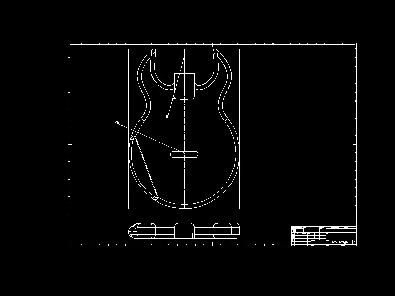 吉他 3D模型SolidWorks三维设计图
