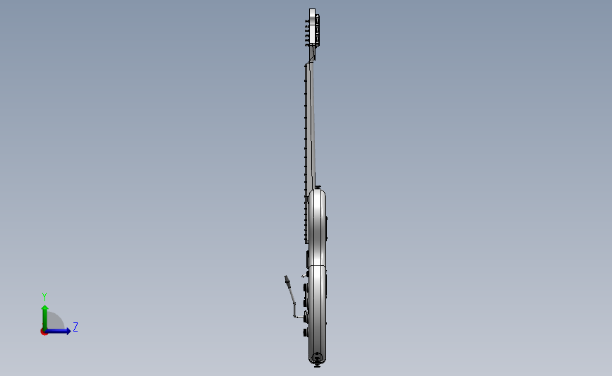 吉他 3D模型SolidWorks三维设计图