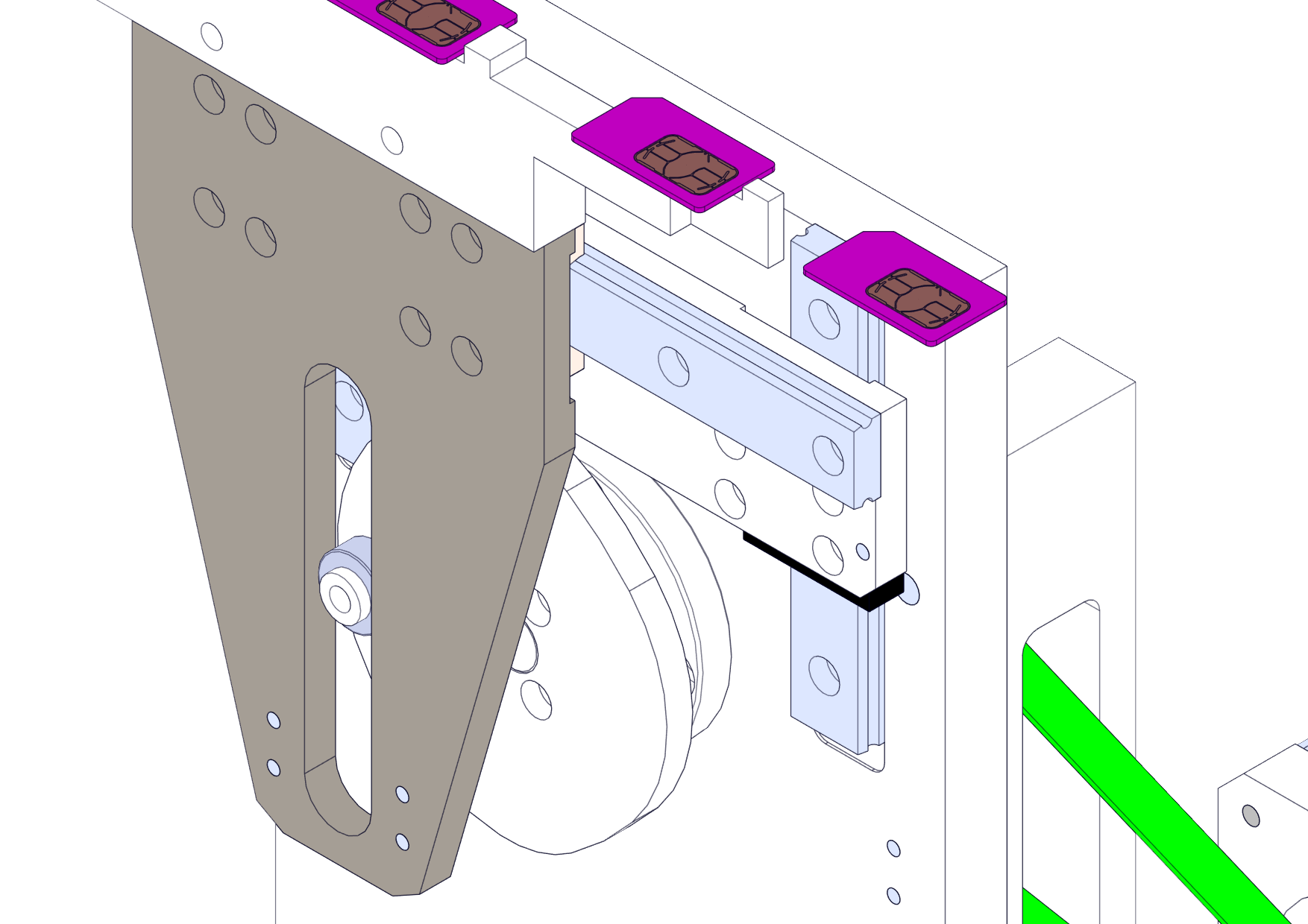 基于偏心轮的等距移栽机构