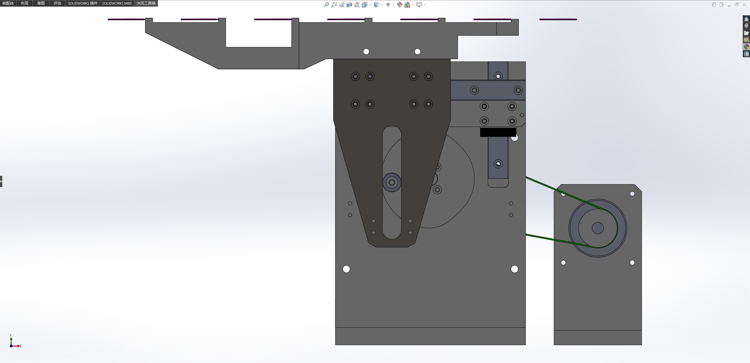 基于偏心轮的等距移栽机构
