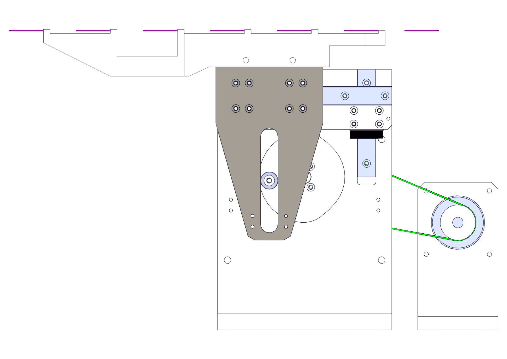 基于偏心轮的等距移栽机构