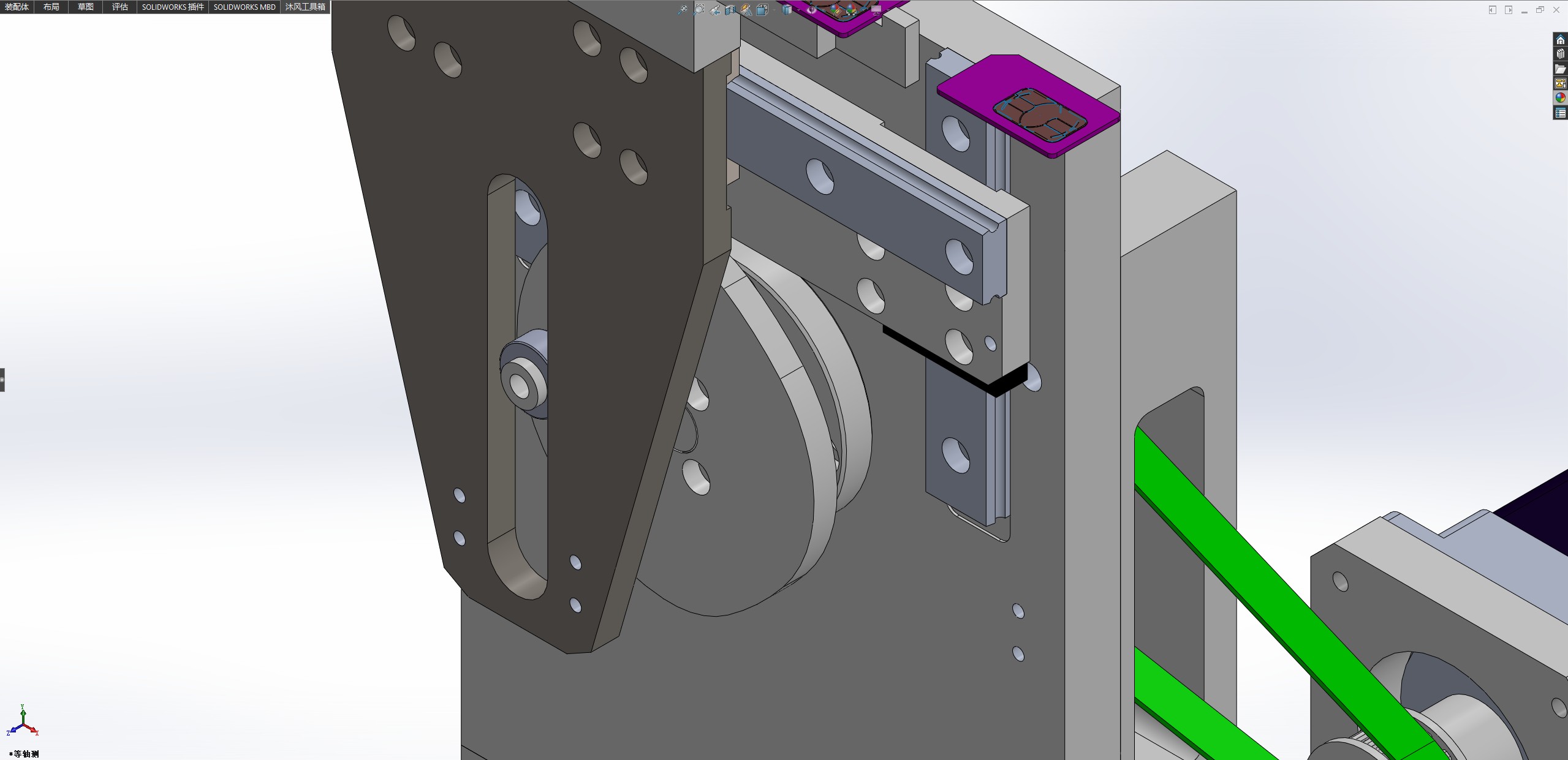 基于偏心轮的等距移栽机构