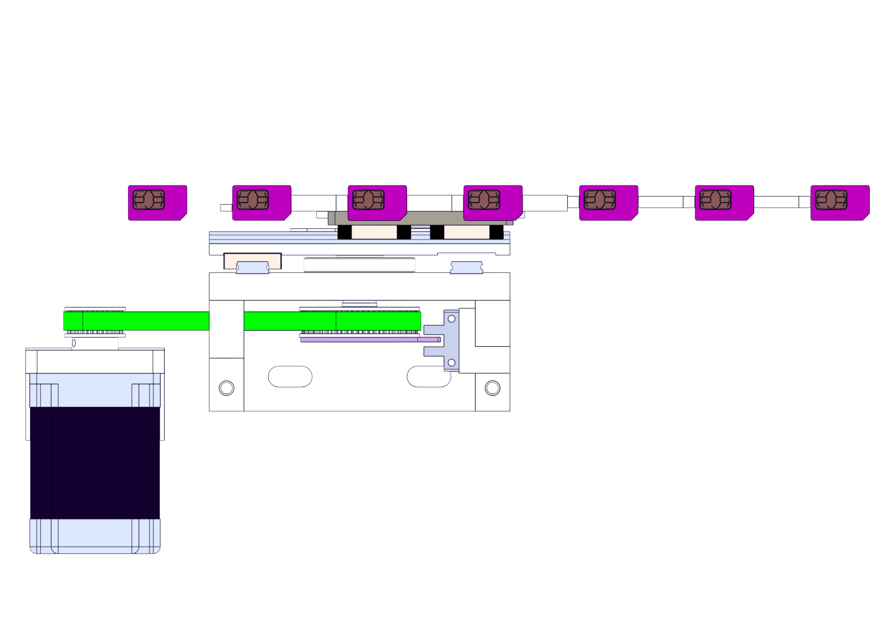 基于偏心轮的等距移栽机构