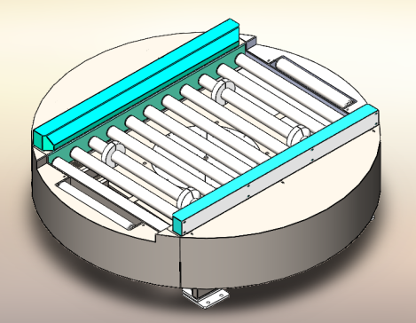 转盘滚筒输送线