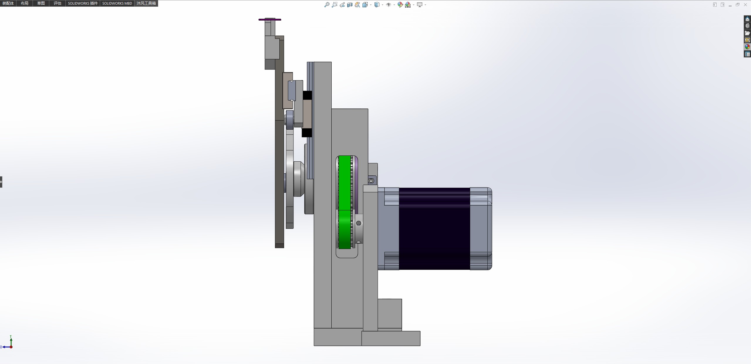 基于偏心轮的等距移栽机构