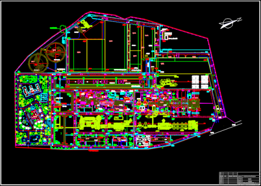 水泥厂厂区规划设计施工图