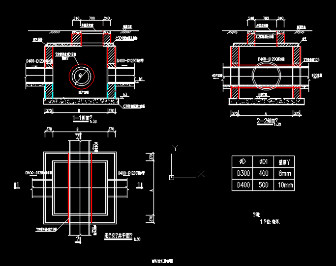 雨污交汇井详图