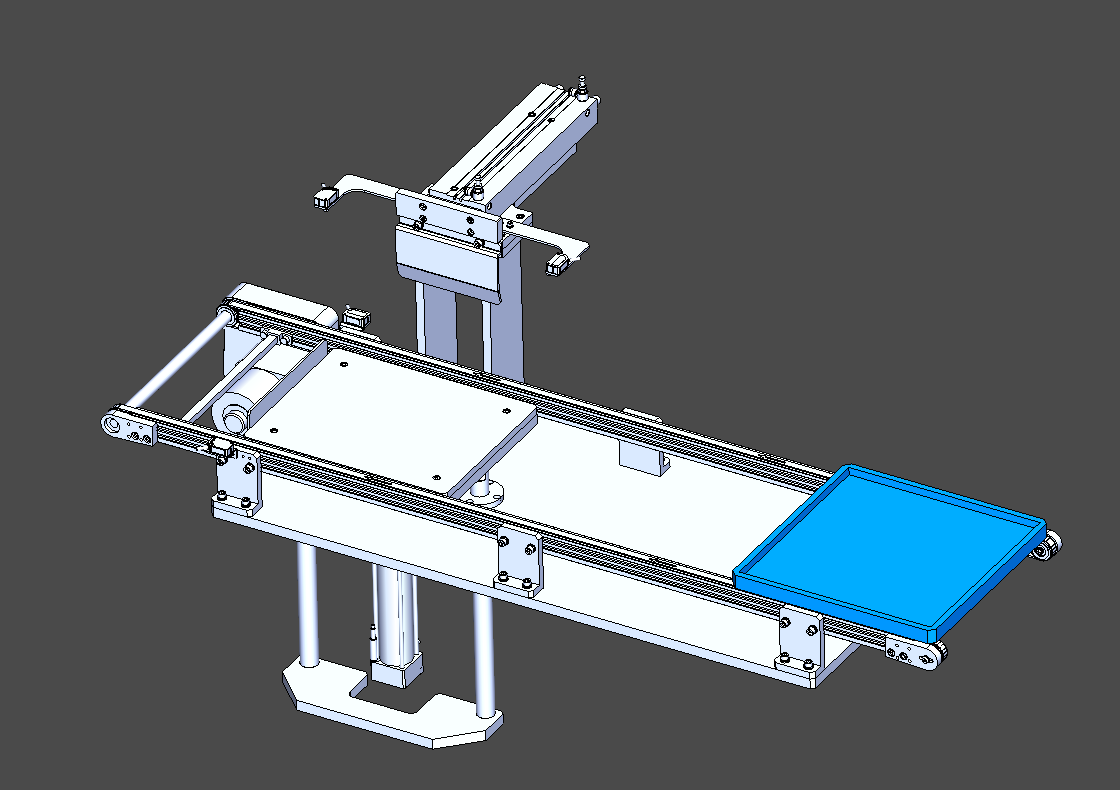同步带转线机构