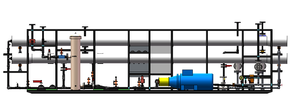 7m3-h-50%RO系统-高压