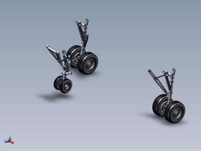 A320飞机前主起落架