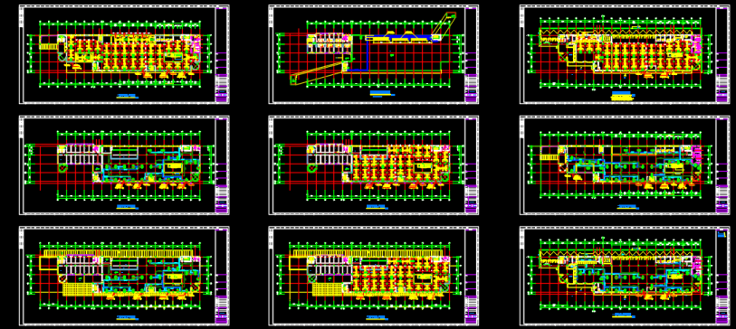 某车站风冷热泵空调设计图纸车站空调设计图