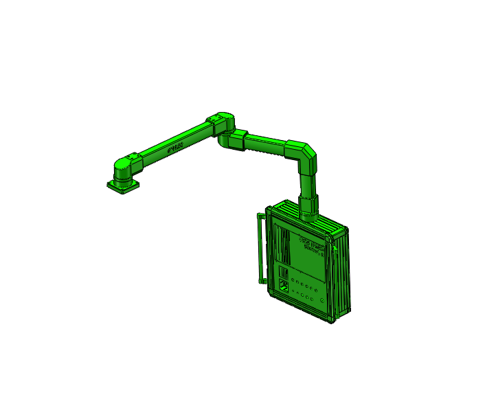2-5575型号组件人机界面摇臂支架悬臂操作箱