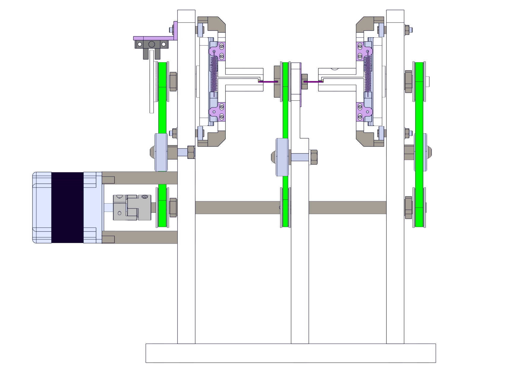 双工位自动张紧翻转机构