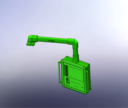 1-5575型号组件吊箱铝合金箱体触摸屏控制箱