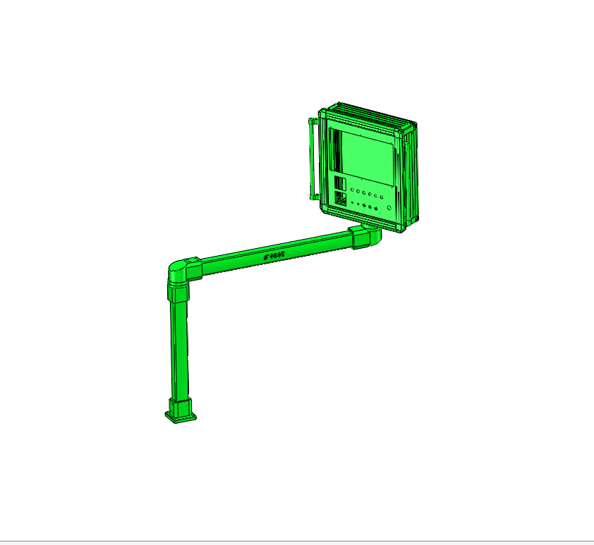 14-5575型号5575机床悬臂控制箱组件吊臂旋转连接件人机界面触摸屏盒