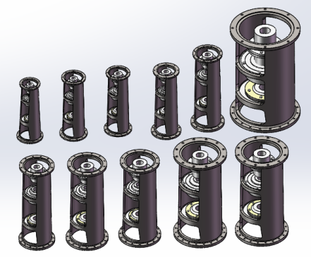 搅拌机双支点机架SJ、LSJ型 11款