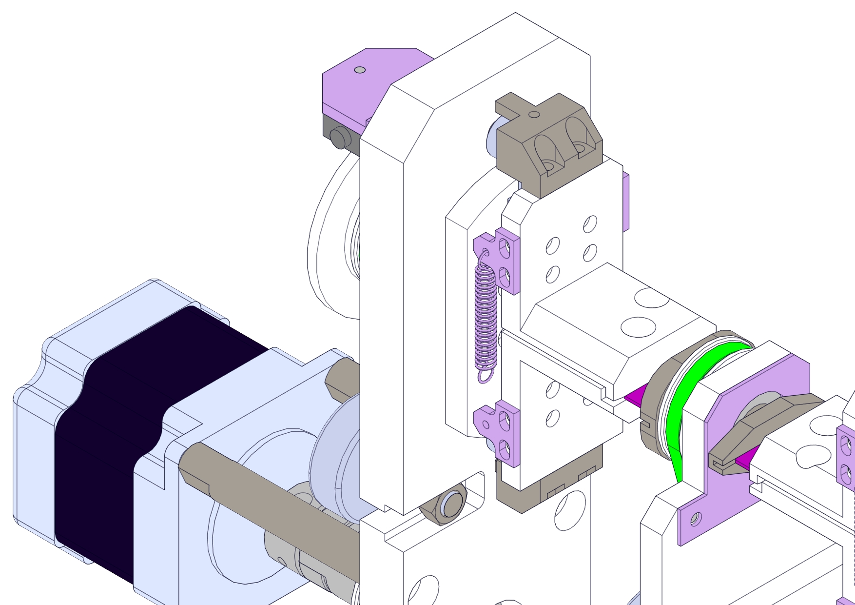 双工位自动张紧翻转机构