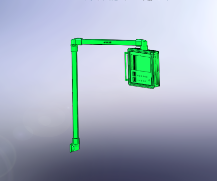 9-5575型号定制机床触摸屏悬臂控制箱柜配件铝合金吊臂支架