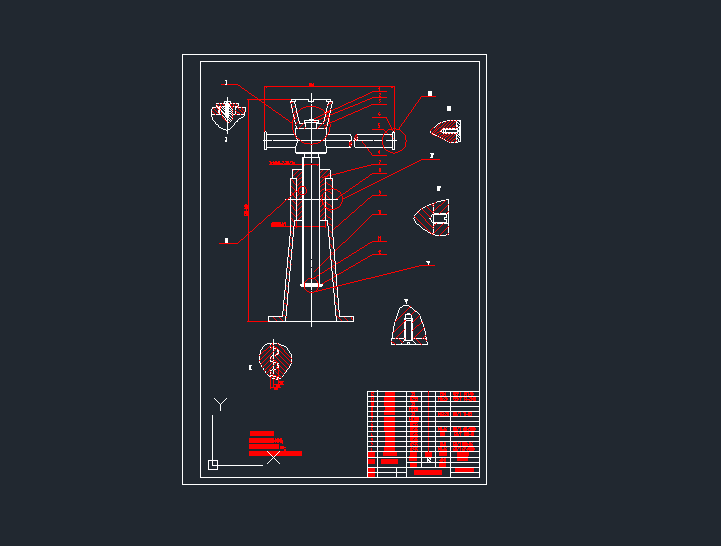 螺旋千斤顶设计CAD图纸+三维+说明书