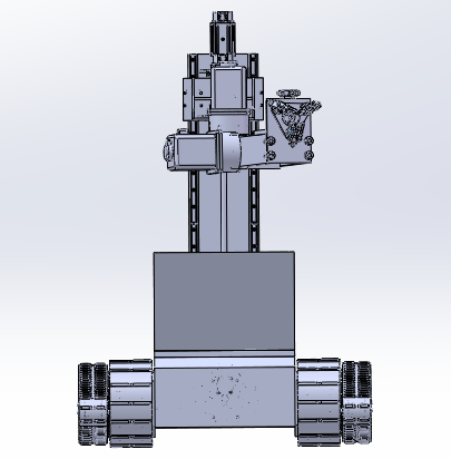 沙滩山地垃圾清理机器人