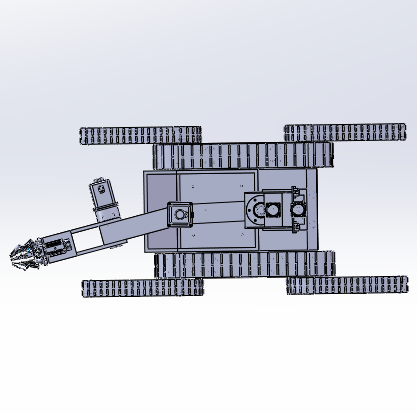 沙滩山地垃圾清理机器人