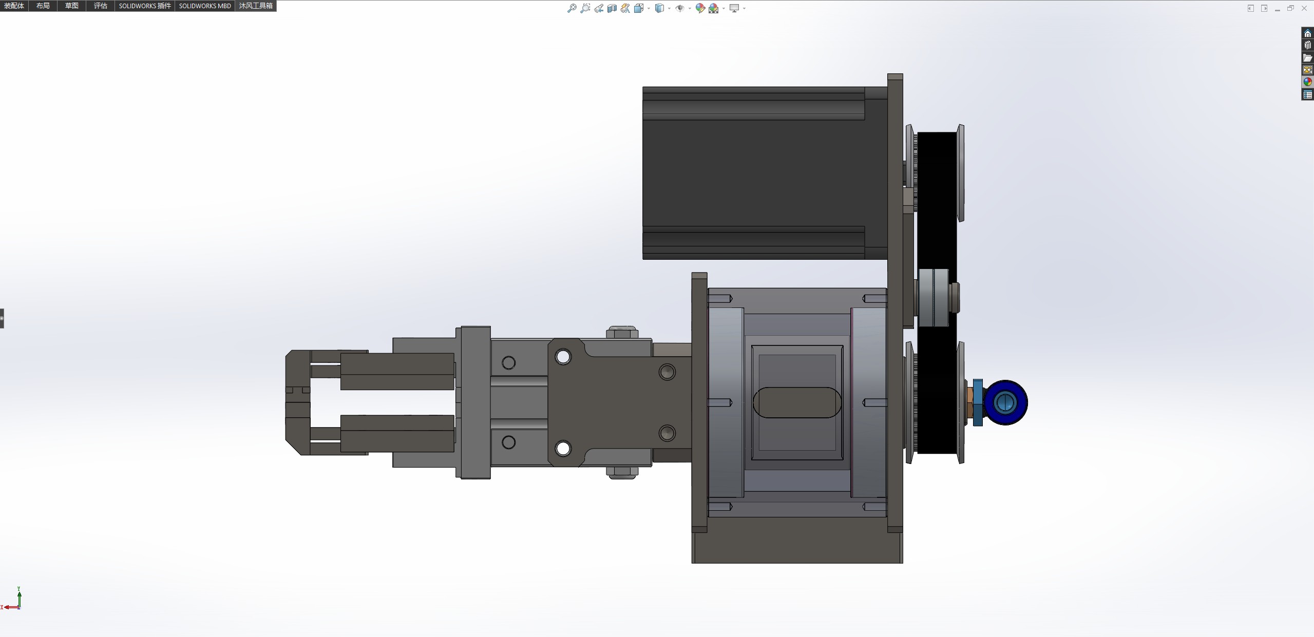 同步旋转夹取机构