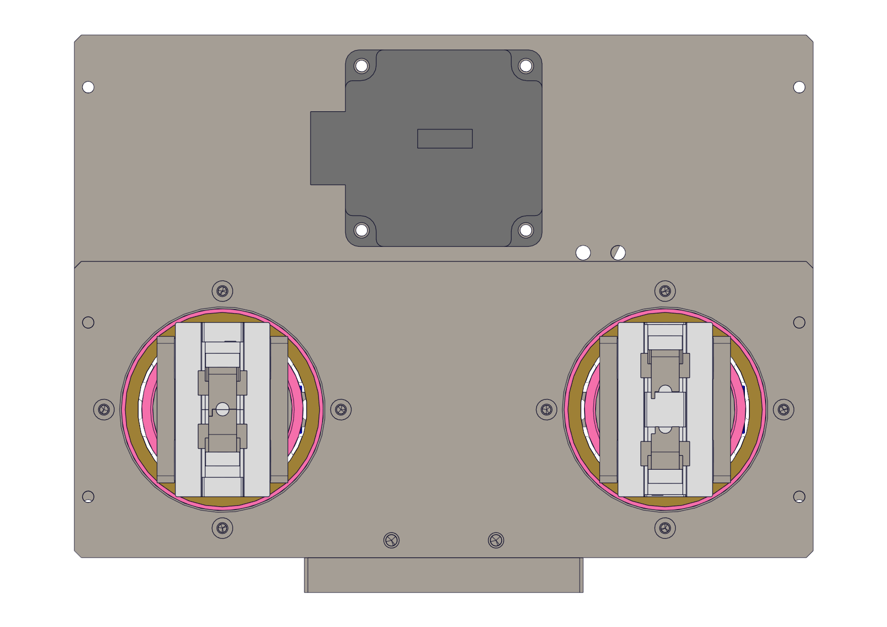 同步旋转夹取机构