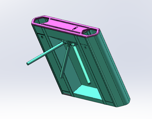 地铁火车景点闸机设计图