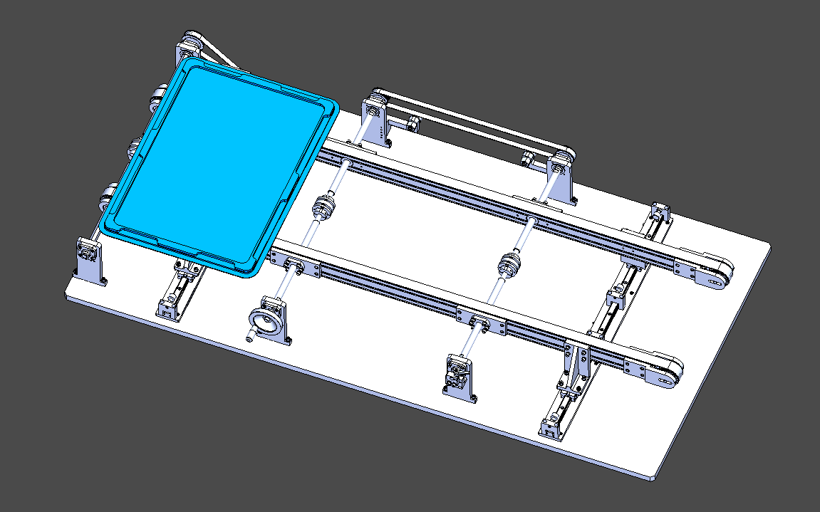 宽度可调节同步带机构