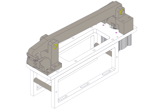 基于连杆原理的压合机构