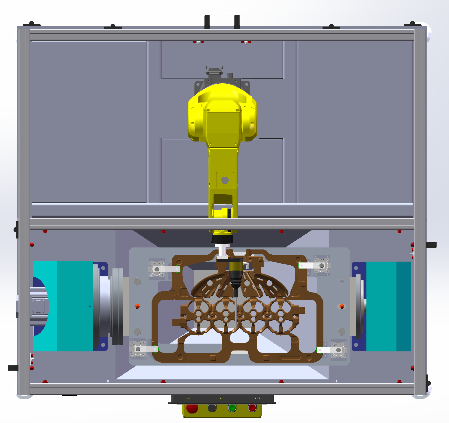 机器人自动化修芯工作站