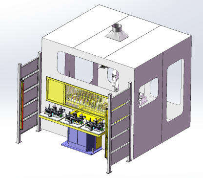 机器人自动化修芯工作站
