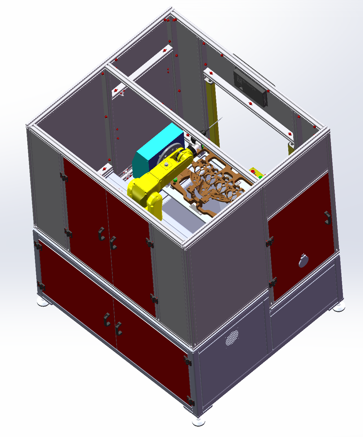 机器人自动化修芯工作站