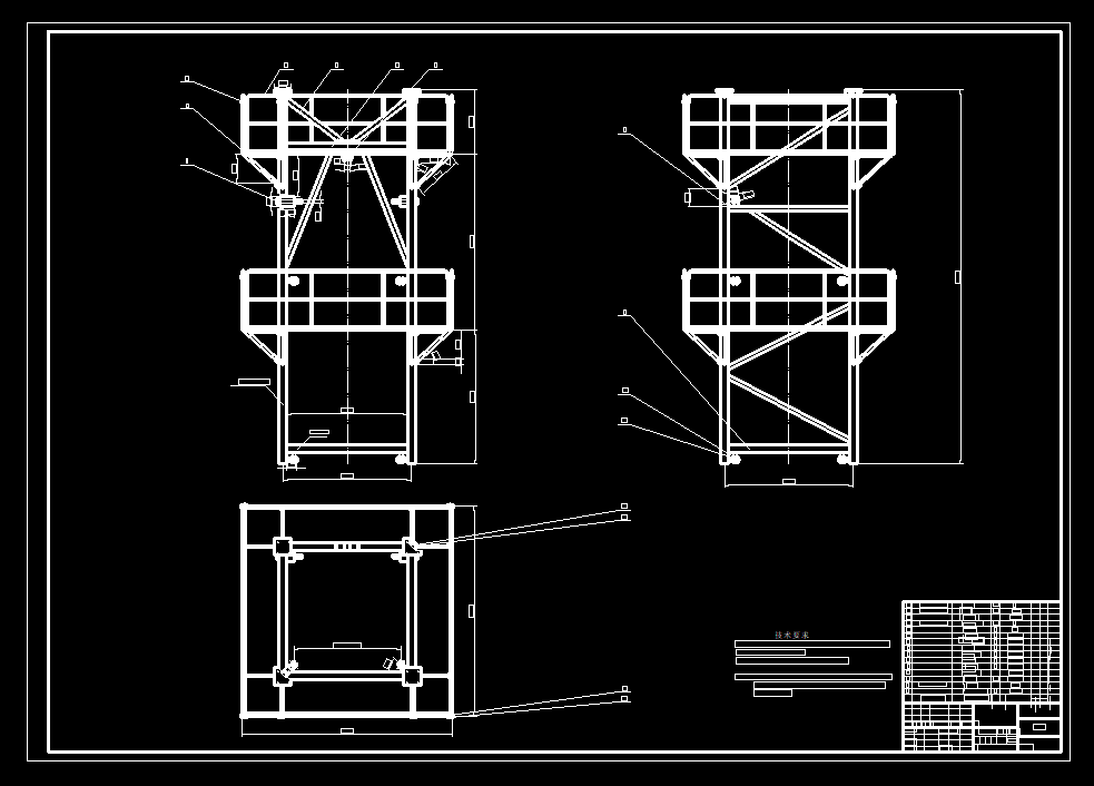 STT200平头塔式起重机塔身及顶升套架结构设计